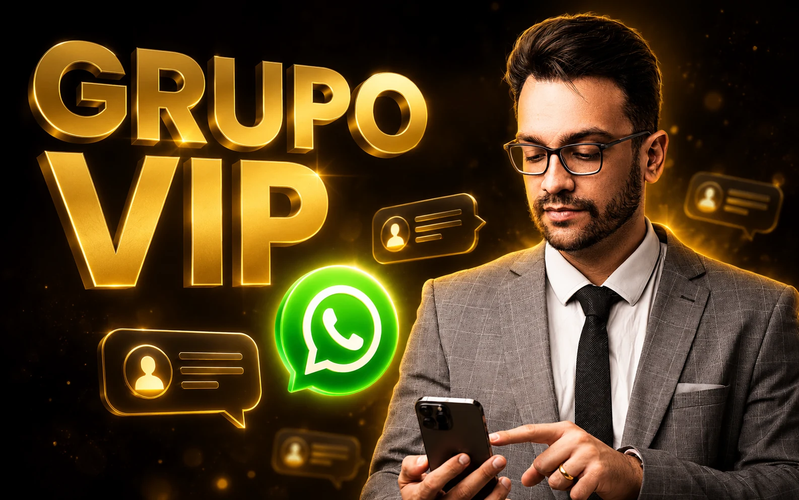 Grupo exclusivo no WhatsApp